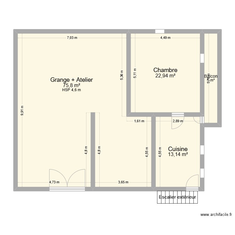 Maison - Etage 2. Plan de 0 pièce et 0 m2