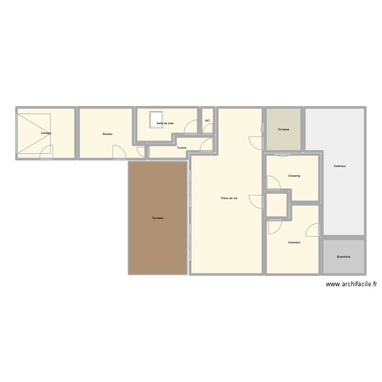 Plan électrique. Plan de 13 pièces et 147 m2
