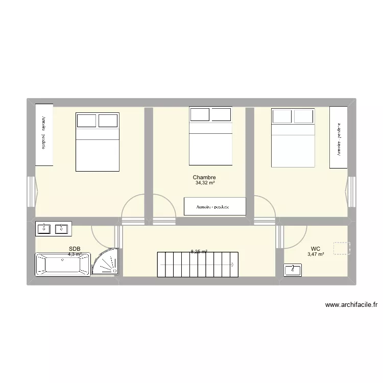 Celyan. Plan de 4 et 50 m² Celyan. Plan de 4 et 50 m²