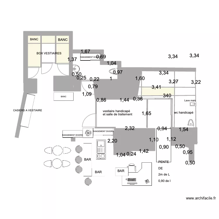 wc lavabo. 21/12/. Plan de 13 et 8 m² wc lavabo. 21/12/. Plan de 13 et 8 m²