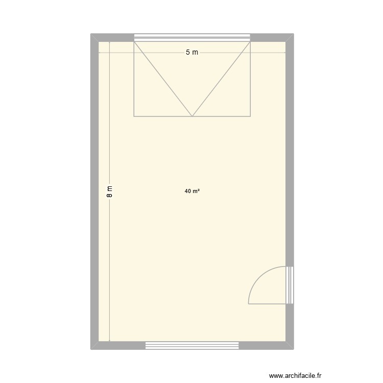 Garage Pel&eacute;mont (vu de haut). Plan de 0 pièce et 0 m2