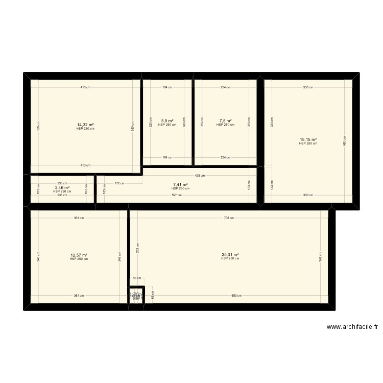 PROST ST LAURENT EXISTANT. Plan de 0 pièce et 0 m2