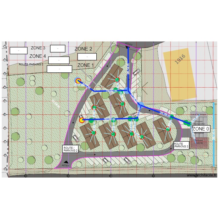 STEPHOTEL réseau AEP. Plan de 0 pièce et 0 m2