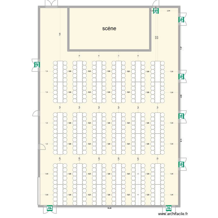 plan eces 360 places verticals. Plan de 0 pièce et 0 m2