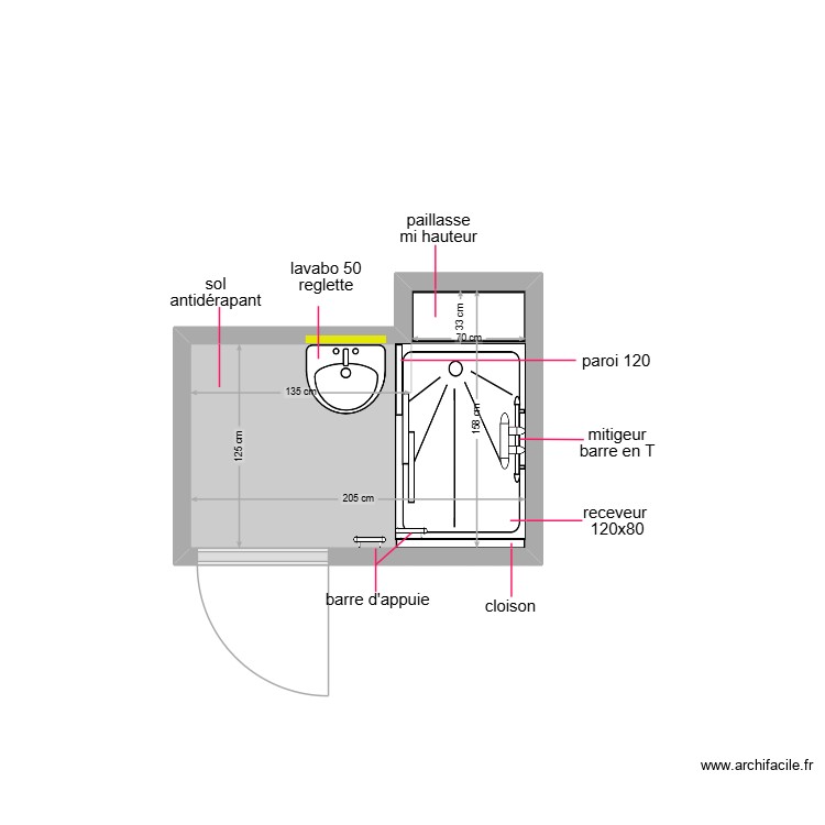 hamelet. Plan de 0 pièce et 0 m2