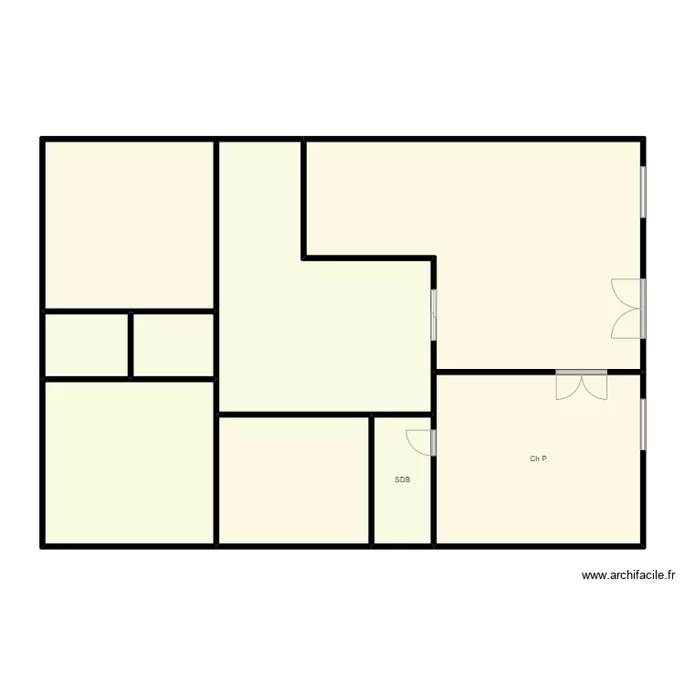 Papis. Plan de 8 et 131 m² Papis. Plan de 8 et 131 m²