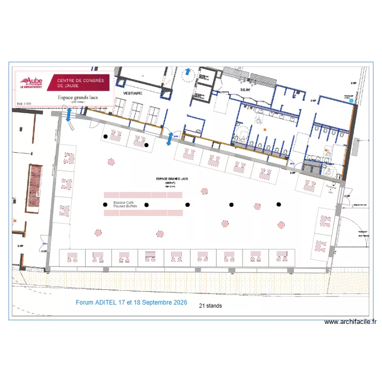 grands lacs Forum ADITEL 17 et 18 Septembre 2026  21 stds. Plan de 