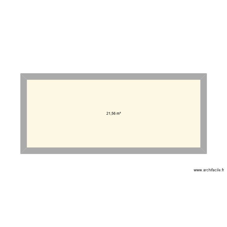 GARAGE. Plan de 1 pièce et 22 m2