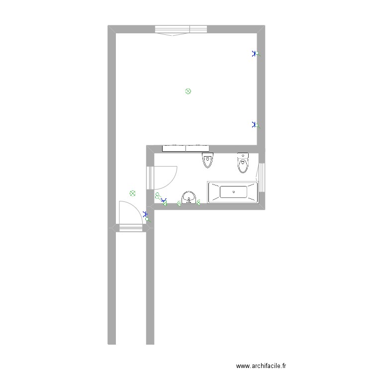 Cabinet 2. Plan de 0 pièce et 0 m2