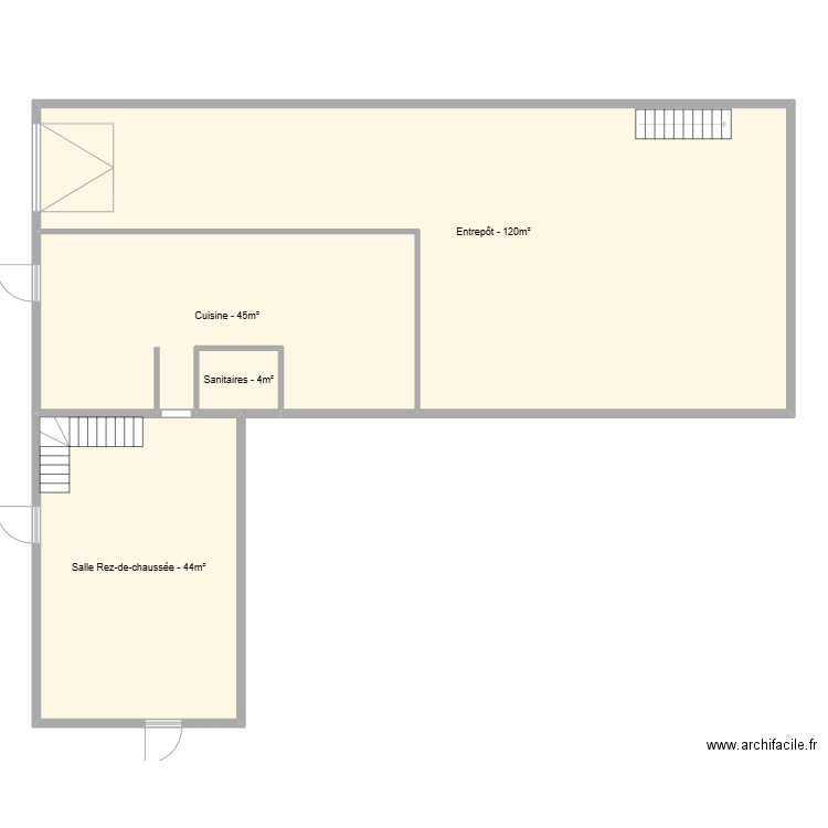 mandoline. Plan de 7 pièces et 418 m2
