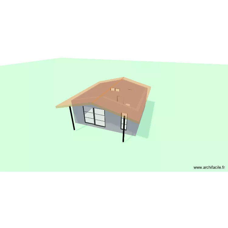 MDP. Plan de 3  et 35 m²