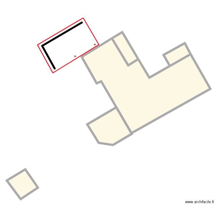 PLAN DE MASSE 1. Plan de 5 pièces et 157 m2