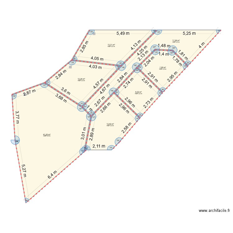 ZENOVA Auvergne CENTER. Plan de 7 pièces et 112 m2