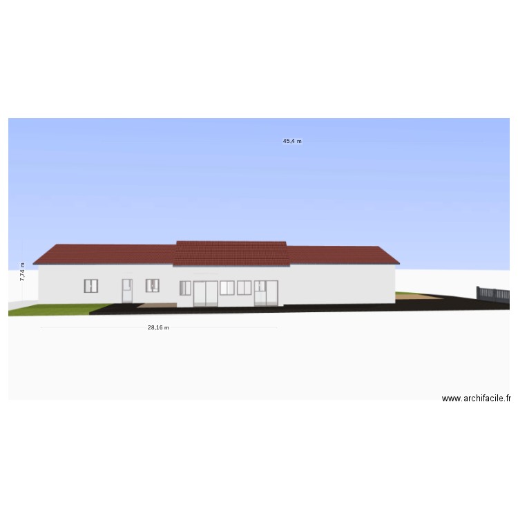 plan de coupe 2. Plan de 0 pièce et 0 m2