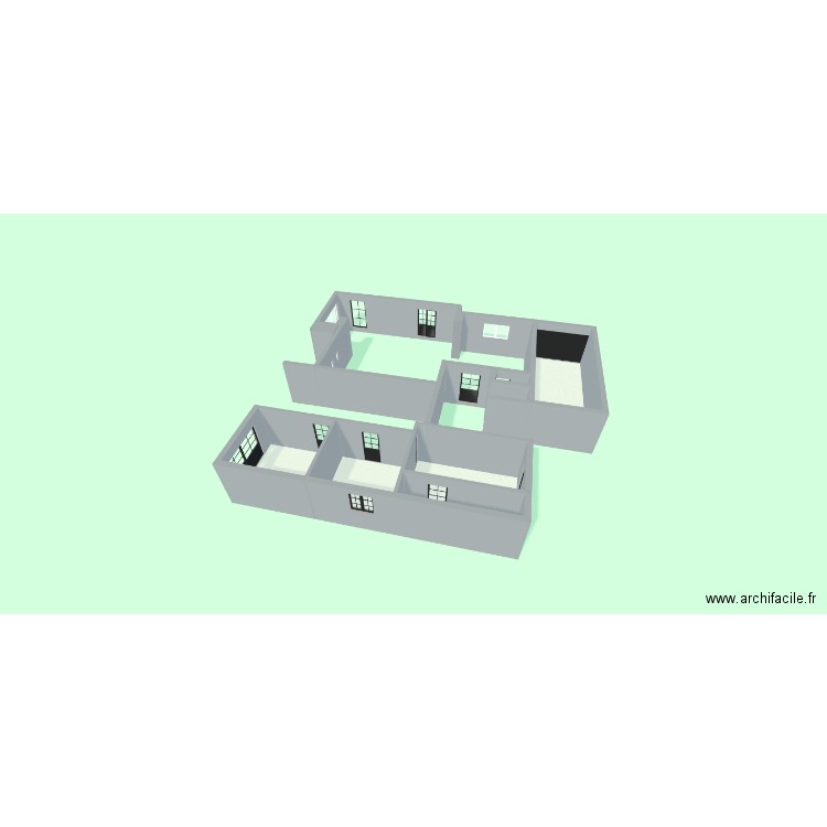 TITI 2025. Plan de 4 pièces et 60 m2