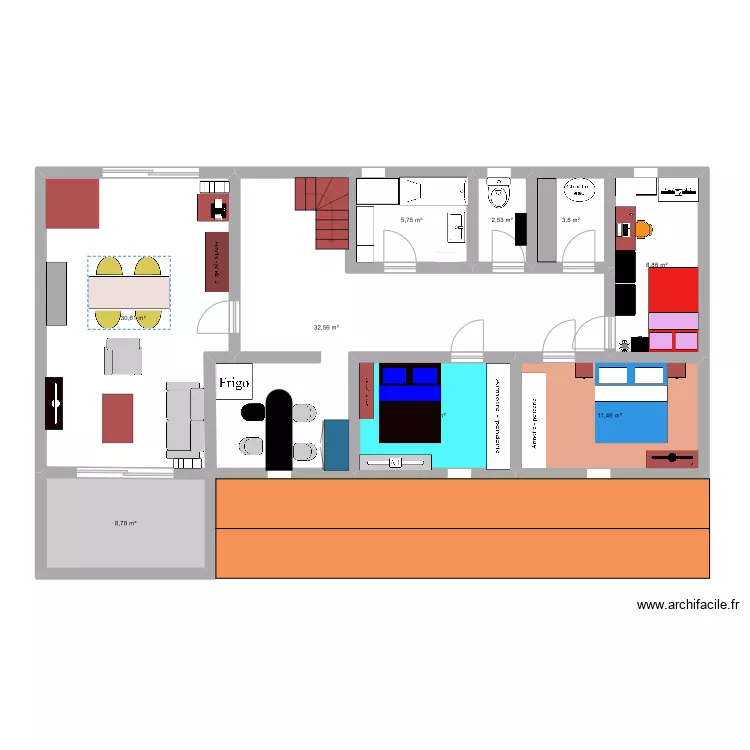 thais barbier. Plan de 
