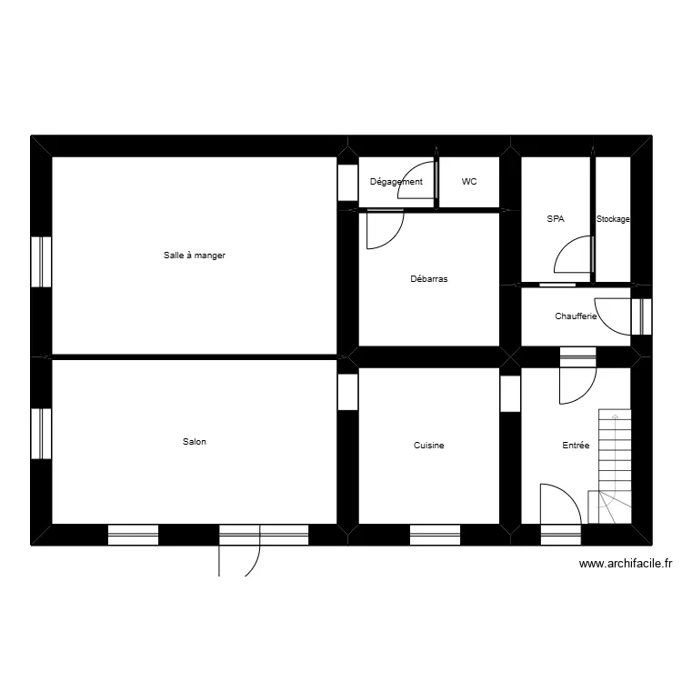 Larcher. Plan de 