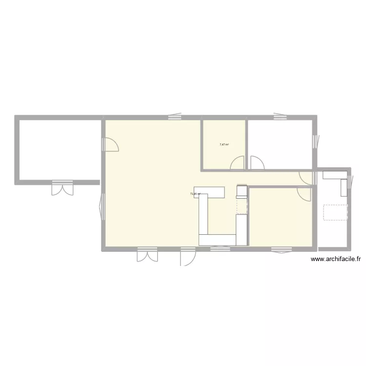 ille 1. Plan de 2 et 79 m² ille 1. Plan de 2 et 79 m²