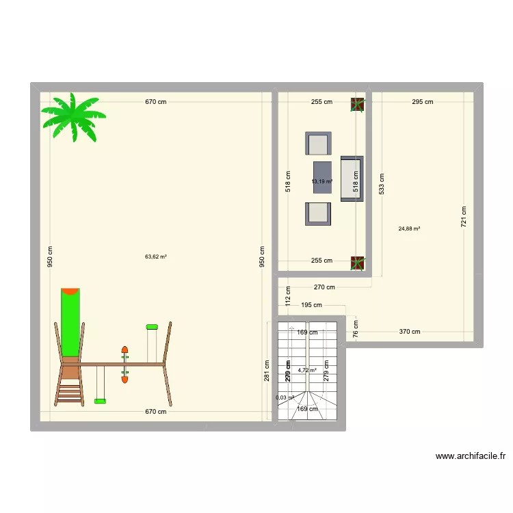 Maison Jamila 5. Plan de 
