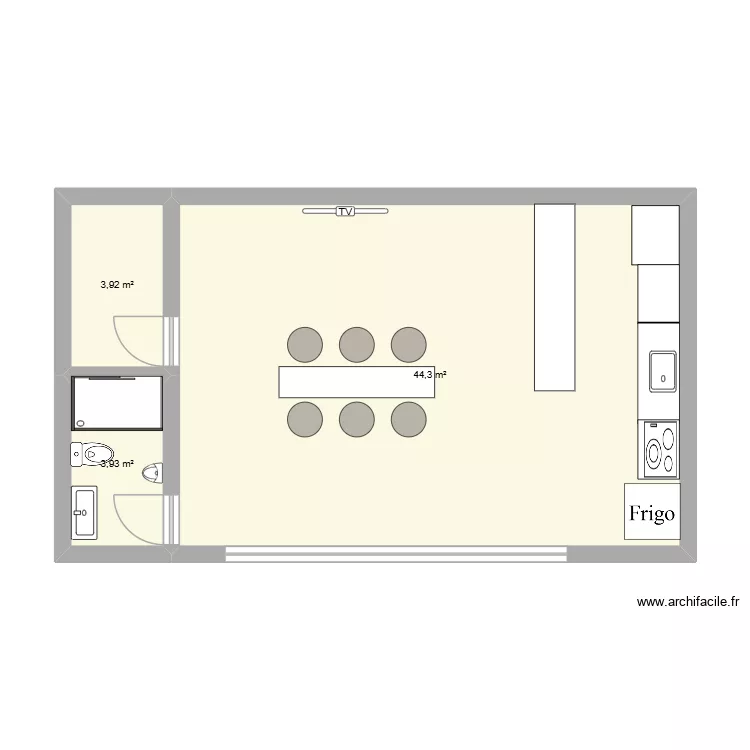 edicula. Plan de 3 et 52 m² edicula. Plan de 3 et 52 m²