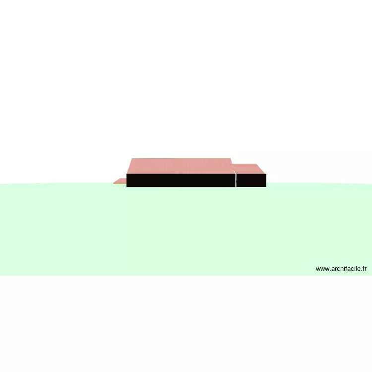 abri ouvert. Plan de 2  et 60 m²