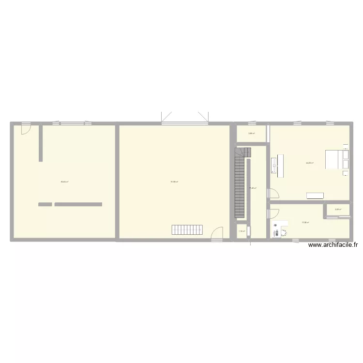 Maison 2ieme. Plan de 