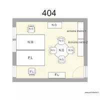 Bureau M&eacute;tro R 404 - N.GONTIER - F.LAUGAIS