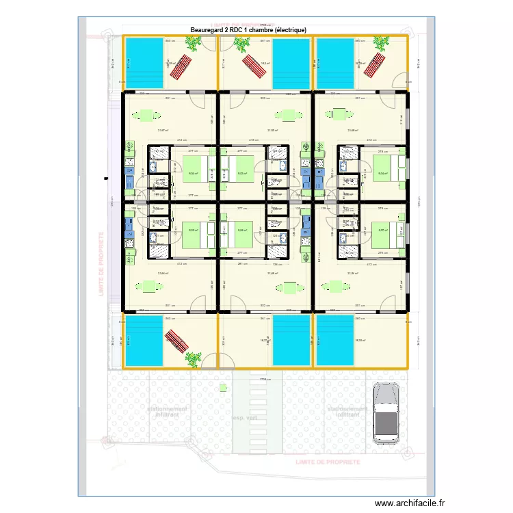 Beauregard 2. Plan de 