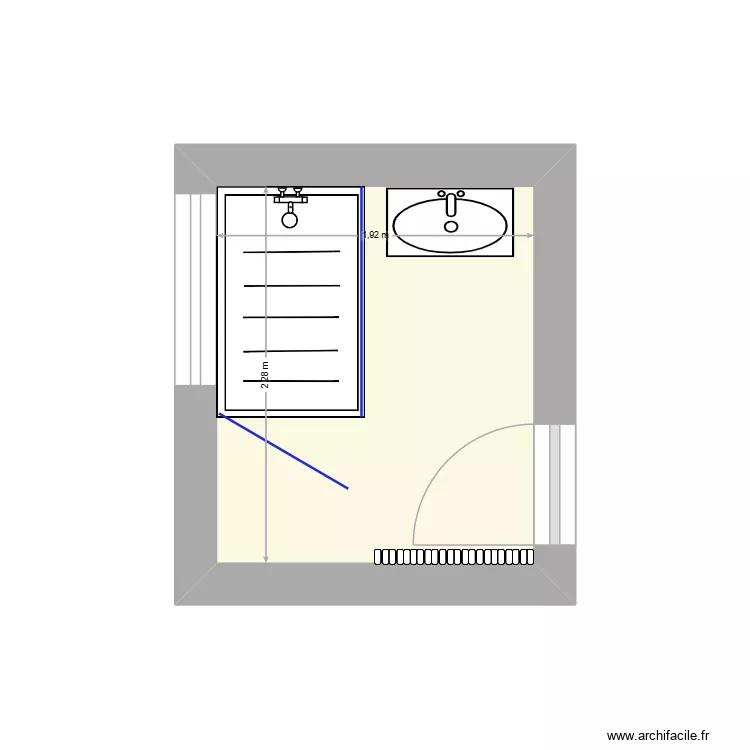 Projet Visse - 1. Plan de 1 et 4 m² Projet Visse - 1. Plan de 1 et 4 m²