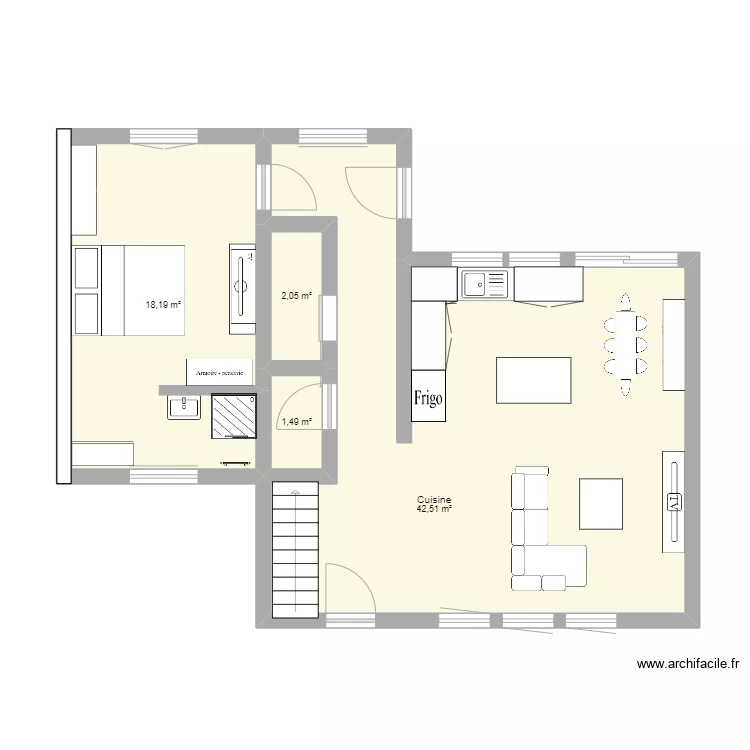 plan N3 maison didier olivia. Plan de 