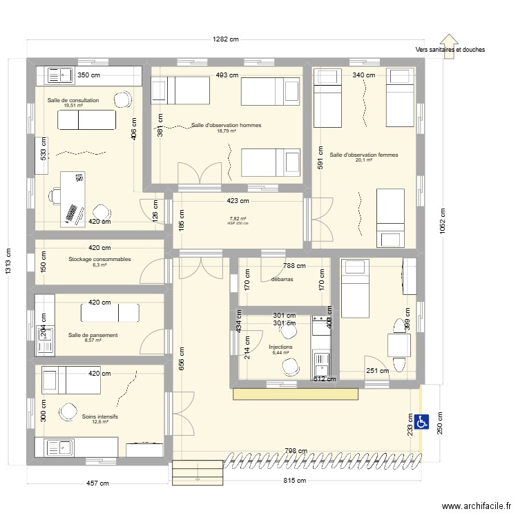 Dispensaire V3.1. Plan de 0 pièce et 0 m2