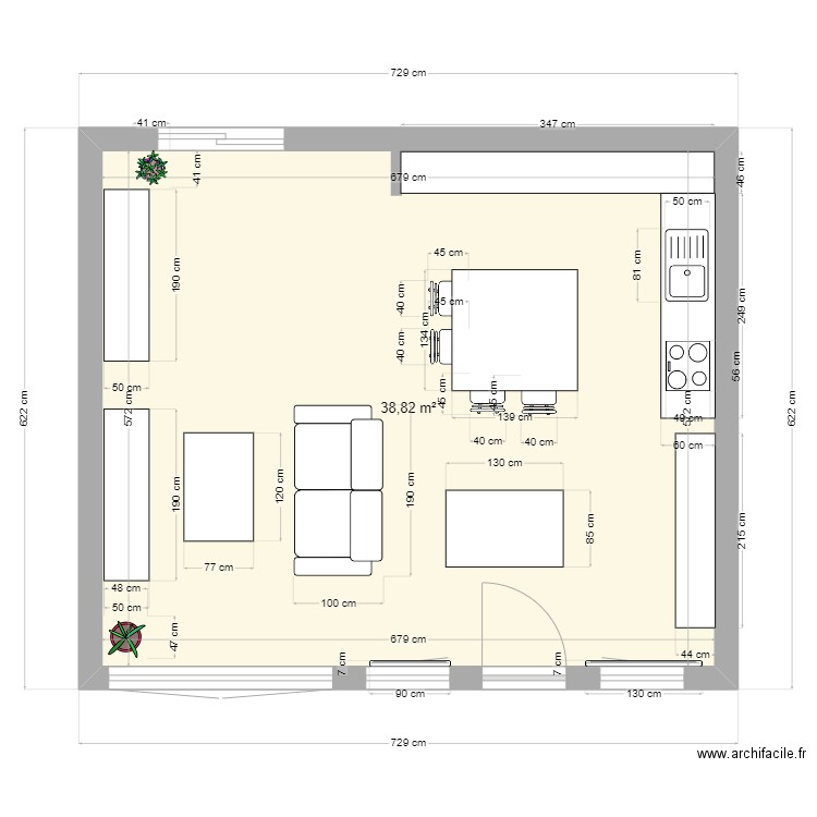 Séjour. Plan de 0 pièce et 0 m2