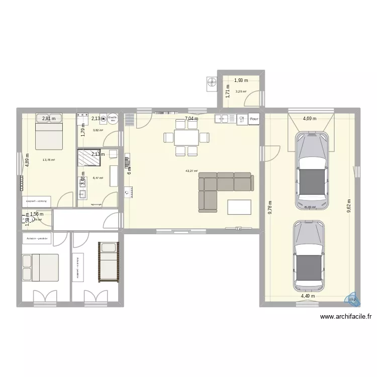 bernard herlioz. Plan de 7 Pièces et 117 m² bernard herlioz. Plan de 7 Pièces et 117 m²