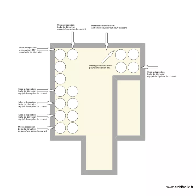 espace inox. Plan de 2 et 25 m² espace inox. Plan de 2 et 25 m²
