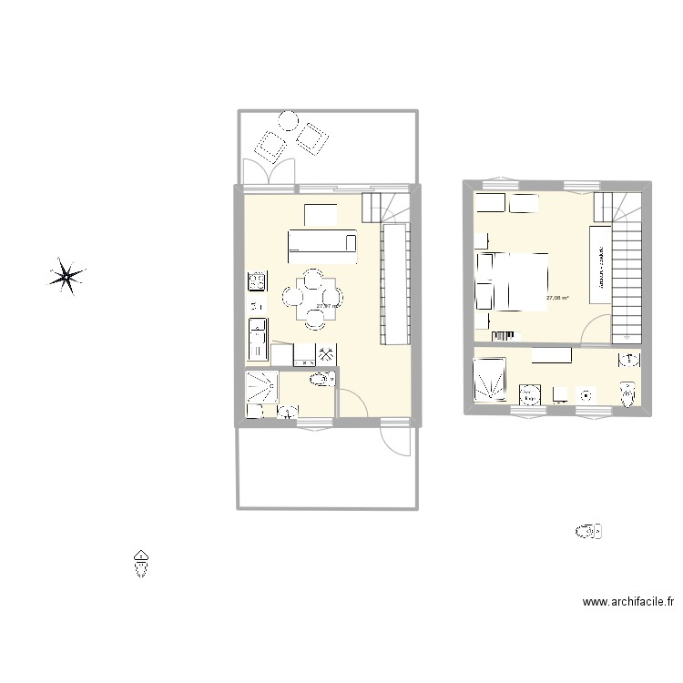 dépendance2. Plan de 0 pièce et 0 m2
