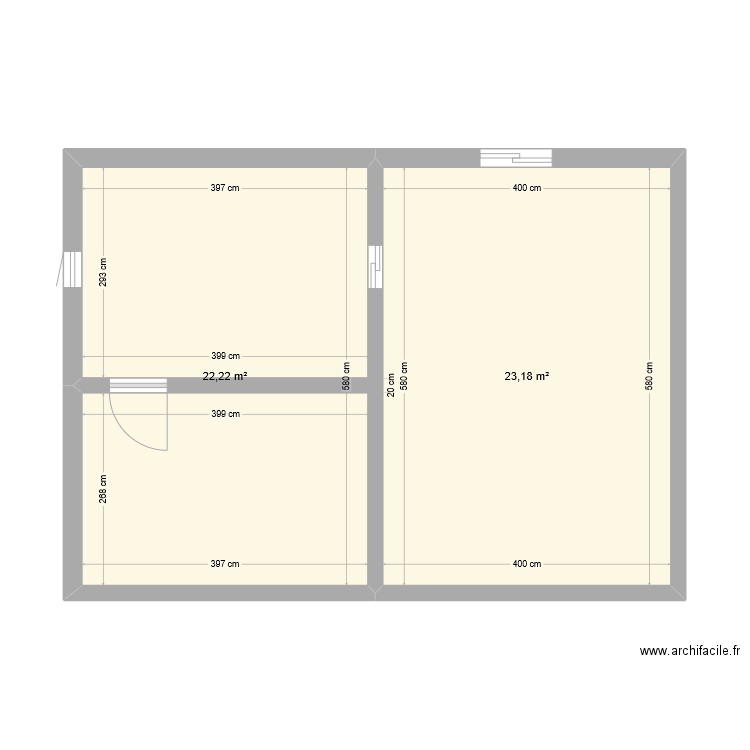 gite vierge. Plan de 0 pièce et 0 m2