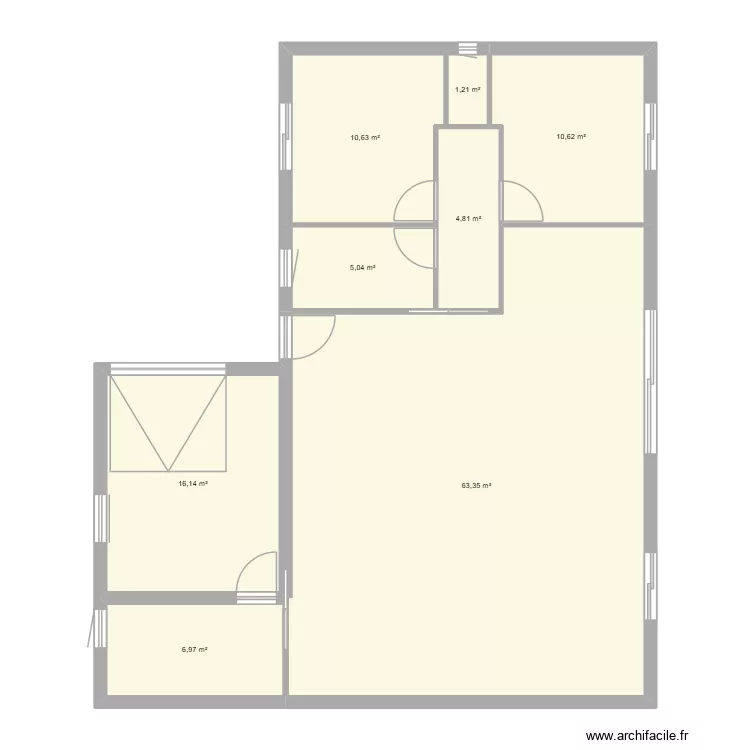 Clément V2. Plan de 8 et 119 m² Clément V2. Plan de 8 et 119 m²