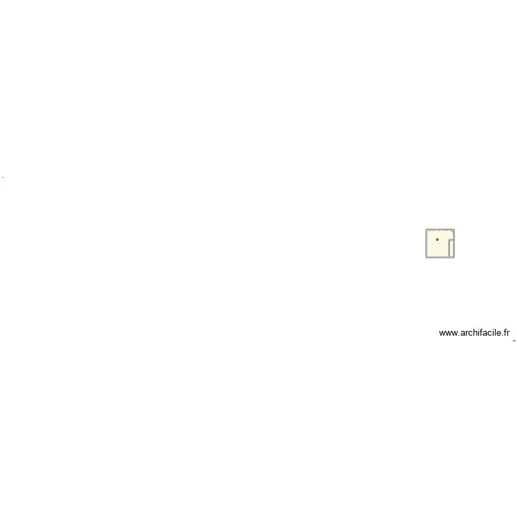 agence. Plan de 2 pièces et 166 m²