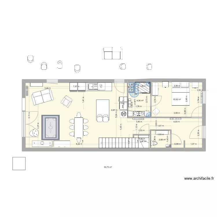 Vincent Meine 16 SANS CELLIER. Plan de 
