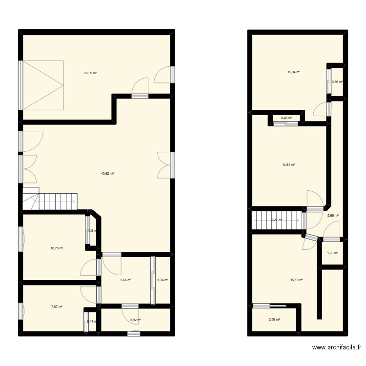 maison enzo. Plan de 18 pièces et 156 m2