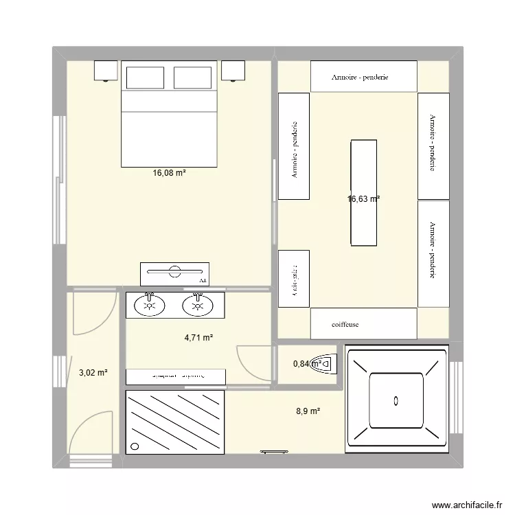 id&eacute;e maison. Plan de 6  et 50 m²