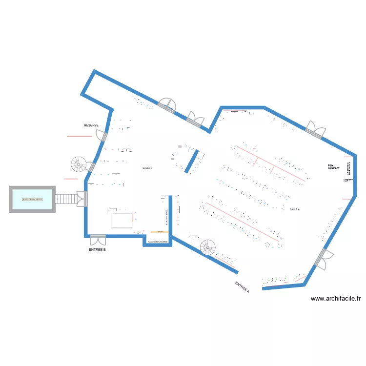 FANTASTIKCON 2026 final ? previsionnel BIS. Plan de 1  et 7 m²