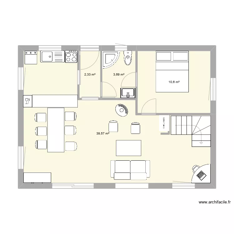 chaleau haut test-Carol. Plan de 