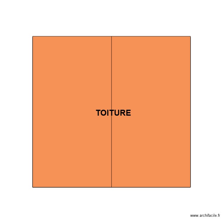 PLAN TOITURE ARLES. Plan de 1 pièce et 20 m2