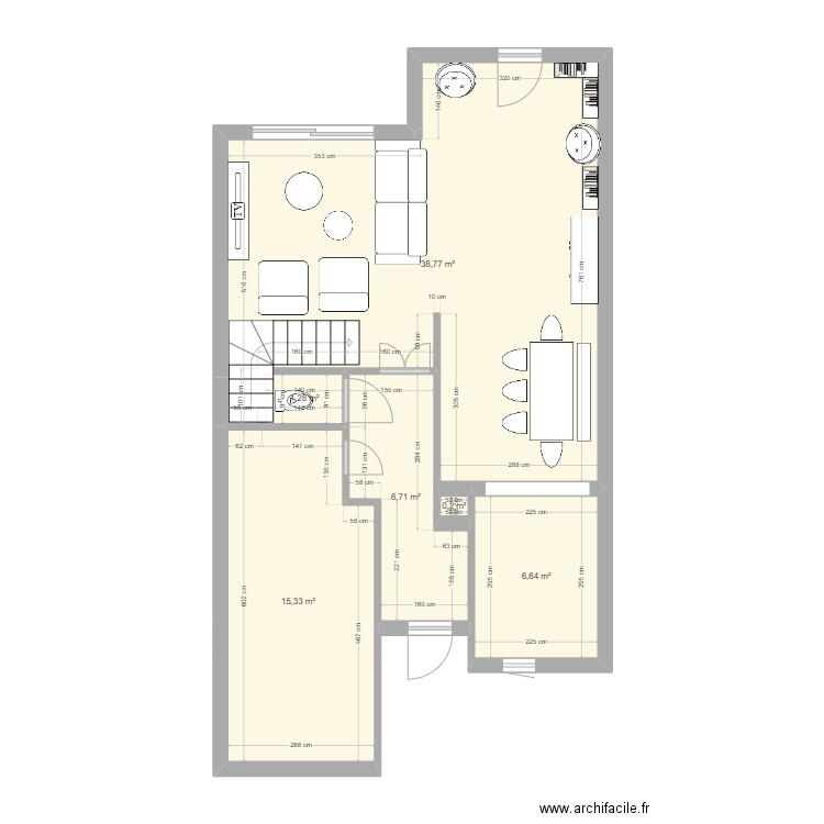 Pau. Plan de 0 pièce et 0 m2