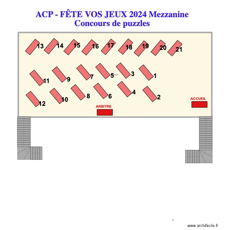 FVF 2024 GRAVETTE Mezzanine Concours de puzzles. Plan de 0 pièce et 0 m2