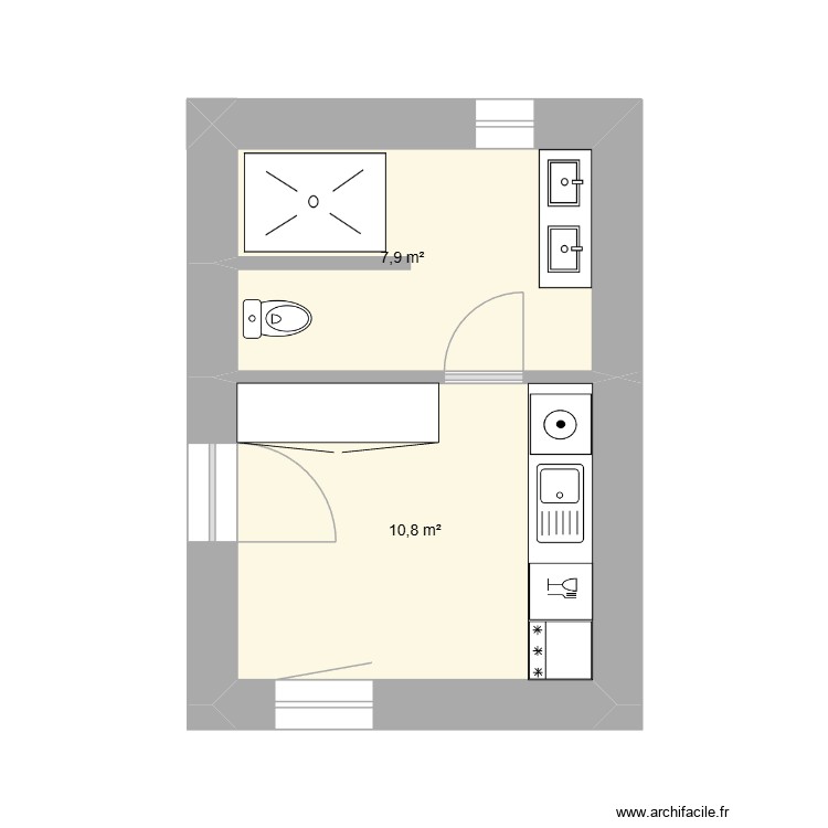 Cuisine d\'&eacute;t&eacute;. Plan de 0 pièce et 0 m2