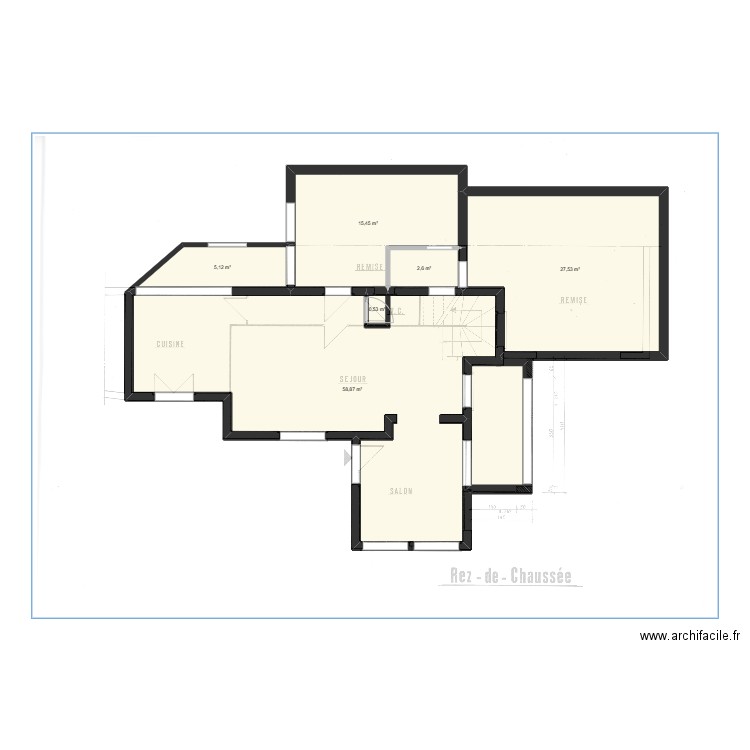5 ch gayet v4. Plan de 0 pièce et 0 m2