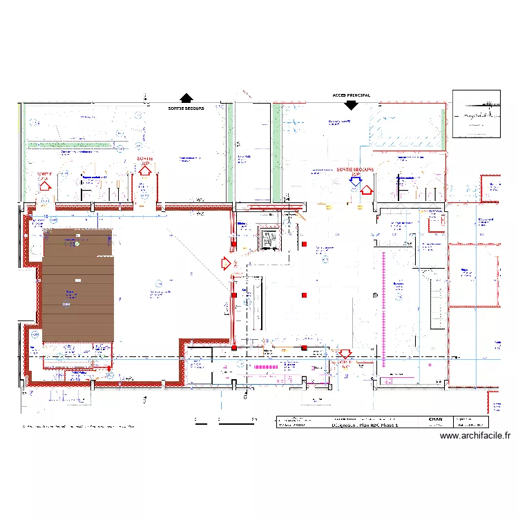 Plan RDC CIMENTERIE. Plan de 