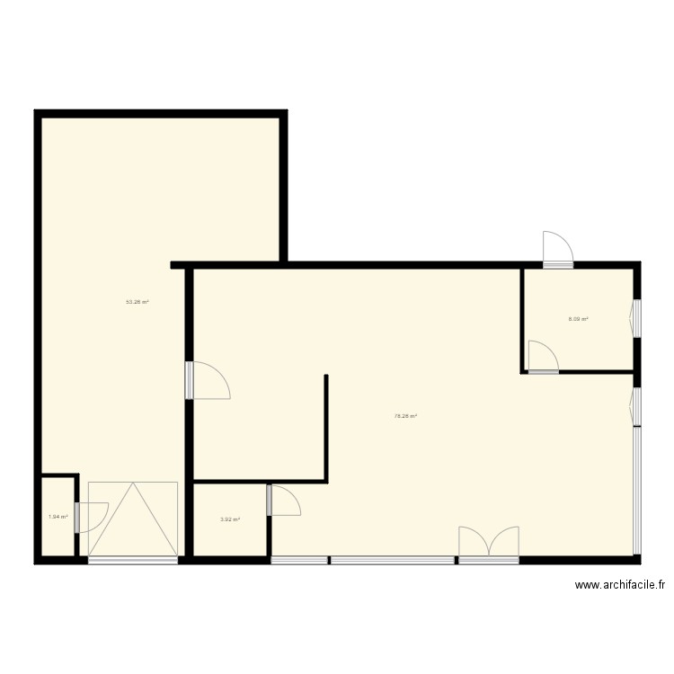 TIPHAGNE. Plan de 5 pièces et 145 m2